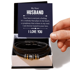 Your Love is not Just a Feeling - Means Leather Bracelet